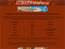 Tablet Screenshot of messy-fetish.com